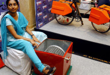 Innovative Pedal Power Machines Remya Jose - Mechanical Washing Machine