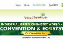 Applications invited for 7th Industrial Green Chemistry World Convention & Awards