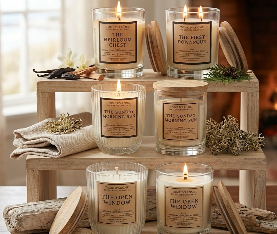 Handpoured In-house Blended Scented Candles Handpoured In-house Blended Scented Candles
